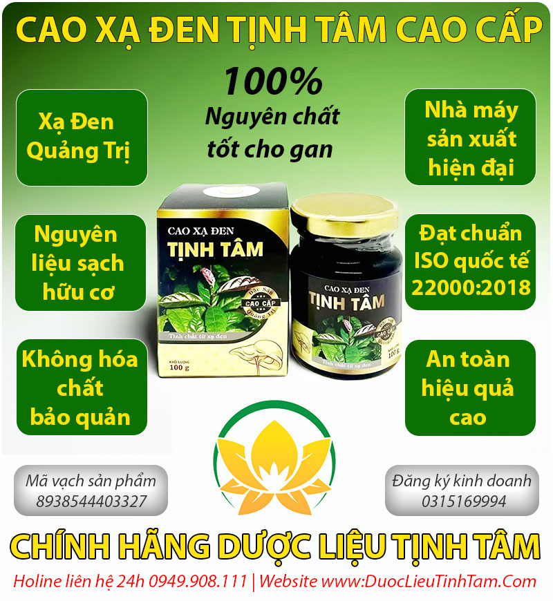 cao xạ đen tịnh tâm