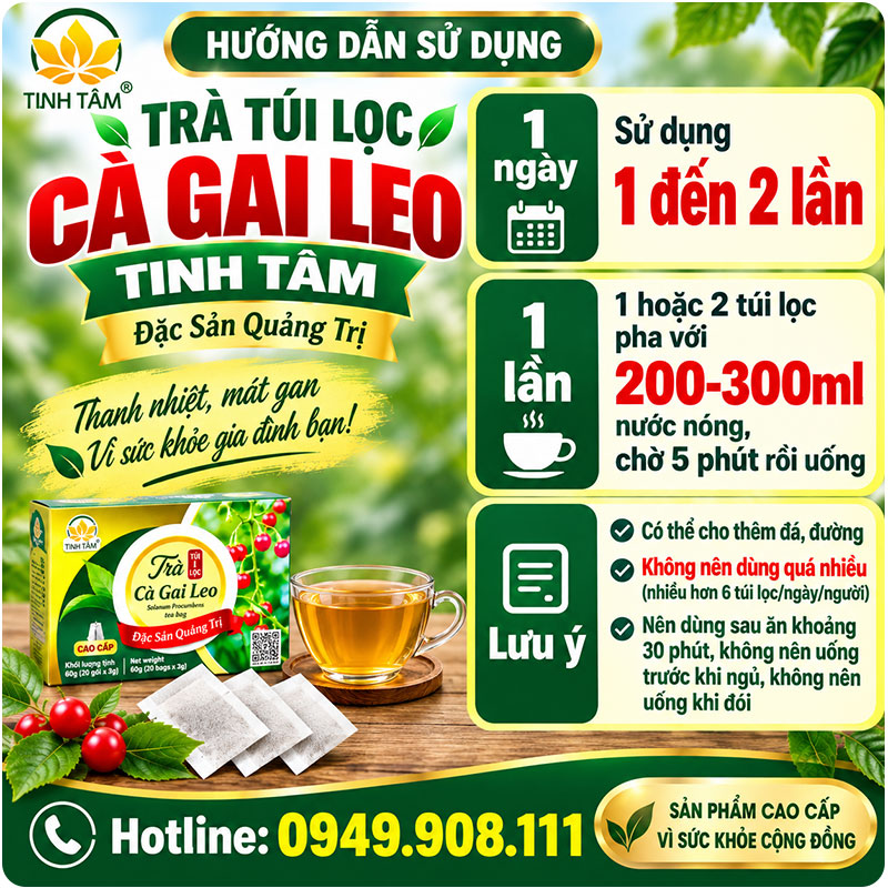 CÁCH DÙNG TRÀ TÚI LỌC