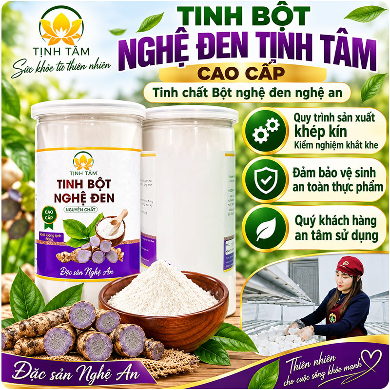 tinh bột nghệ đen 1