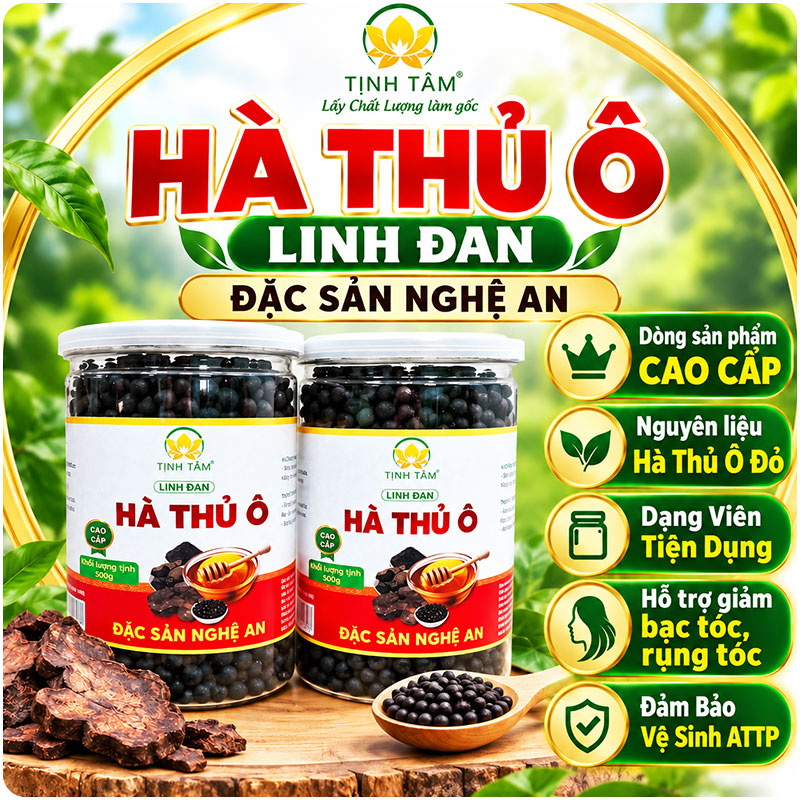 viên hà thủ ô đỏ