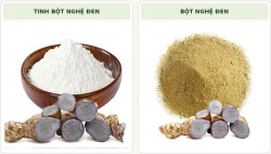 phân biệt tinh nghệ đen