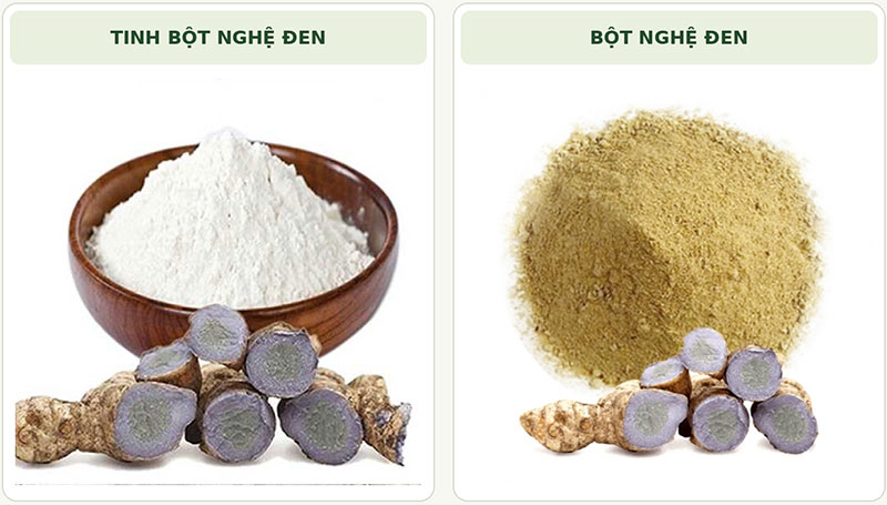 phân biệt tinh nghệ đen